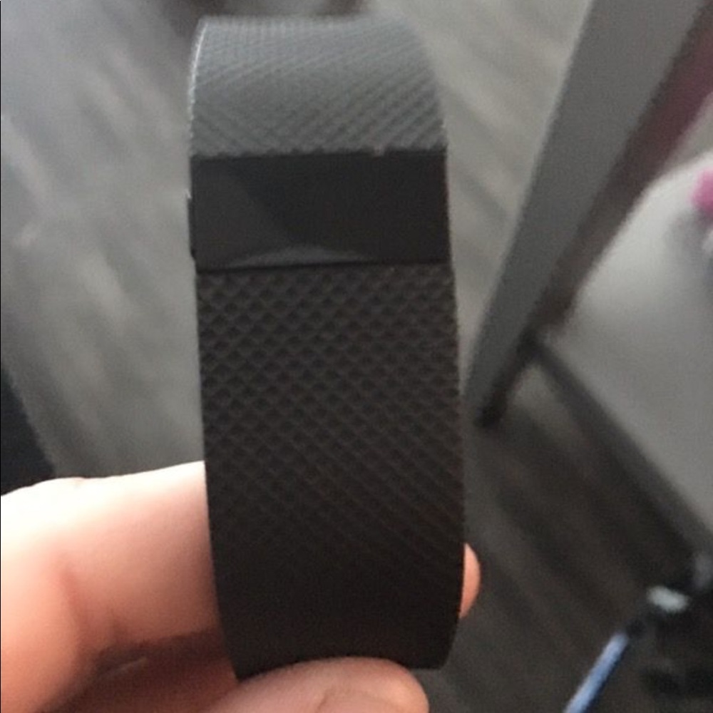 Black adjustable Fitbit HR
